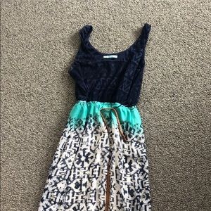 Gorgeous long blue dress
